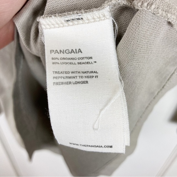 PANGAIA Organic Cotton Long Sleeve T-Shirt With C-FIBER™ - Stone - Picture 9 of 12